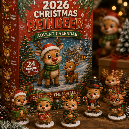🦌 2026 Christmas Reindeer Advent Calendar — A Collectible Holiday Display Set