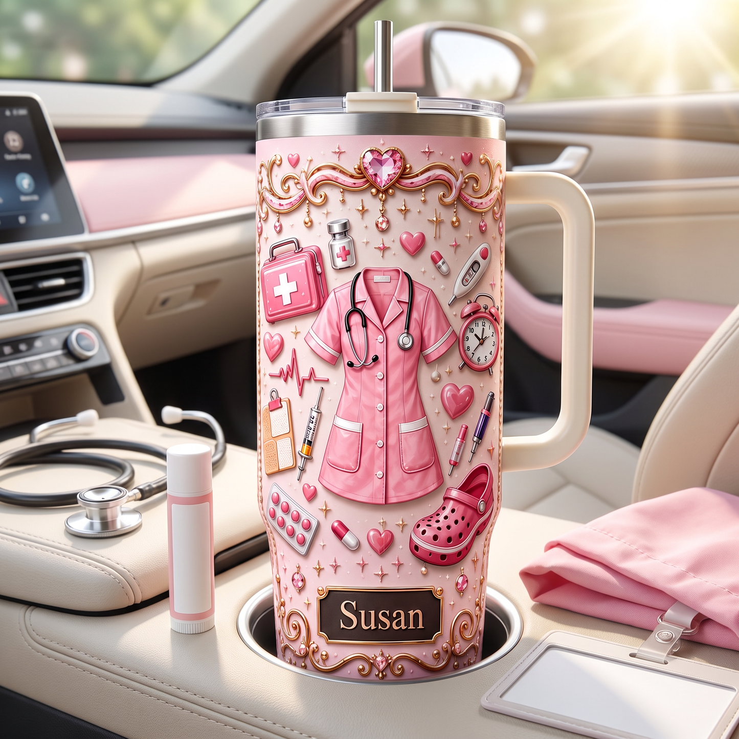 Personalized Nurse Tumbler / Nurse Appreciation Gift🎁