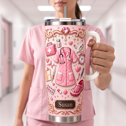 Personalized Nurse Tumbler / Nurse Appreciation Gift🎁
