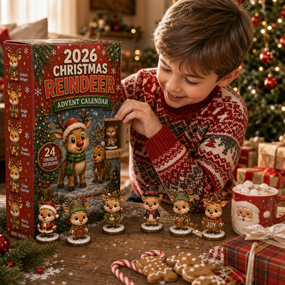 🦌 2026 Christmas Reindeer Advent Calendar — A Collectible Holiday Display Set