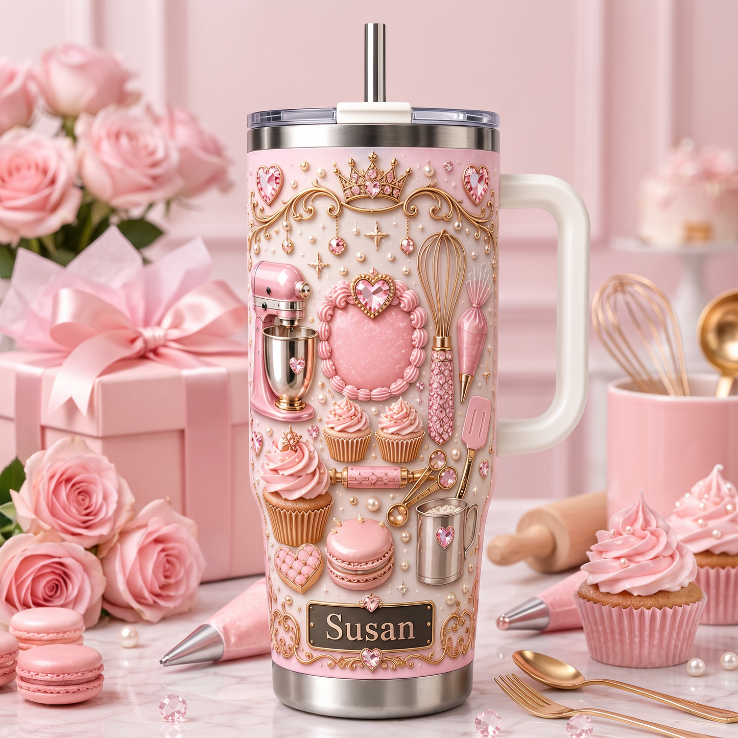 Personalized Baker Tumbler / Gift For Baking Lovers