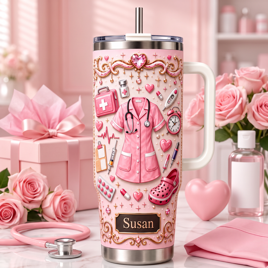 Personalized Nurse Tumbler / Nurse Appreciation Gift🎁