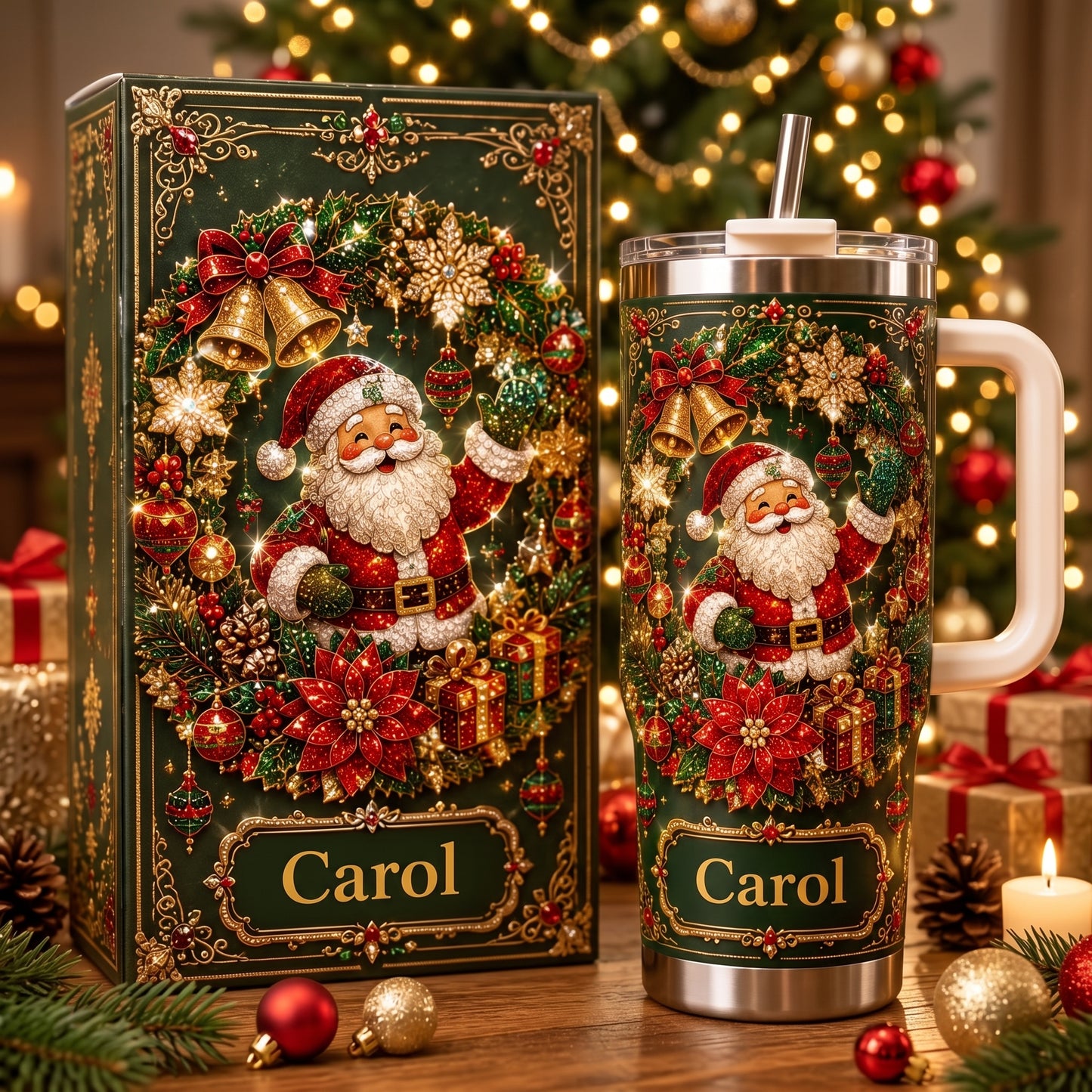 Personalized Christmas Tumbler