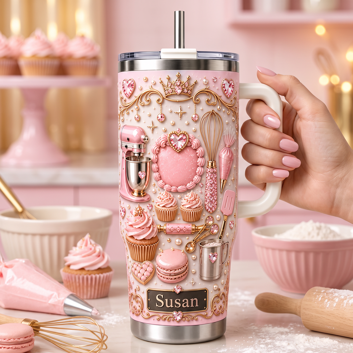 Personalized Baker Tumbler / Gift For Baking Lovers