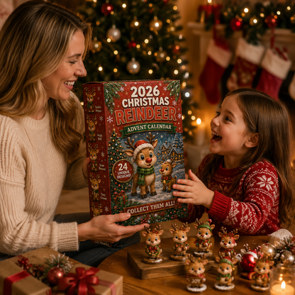 🦌 2026 Christmas Reindeer Advent Calendar — A Collectible Holiday Display Set
