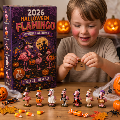 🦩 2026 Halloween Flamingo Advent Calendar – Every Day Brings New Surprises 🎃