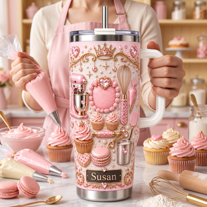 Personalized Baker Tumbler / Gift For Baking Lovers