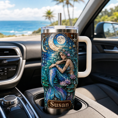 🏖️ Personalized Mermaid Ocean Tumbler🌴🌊