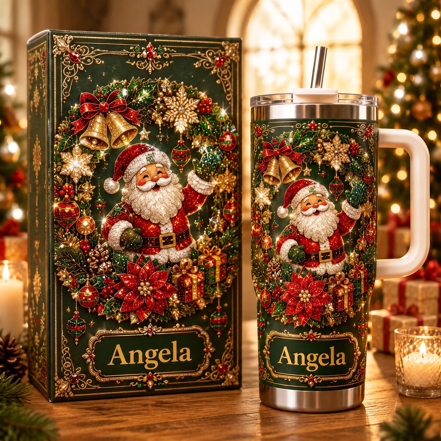 Personalized Christmas Tumbler