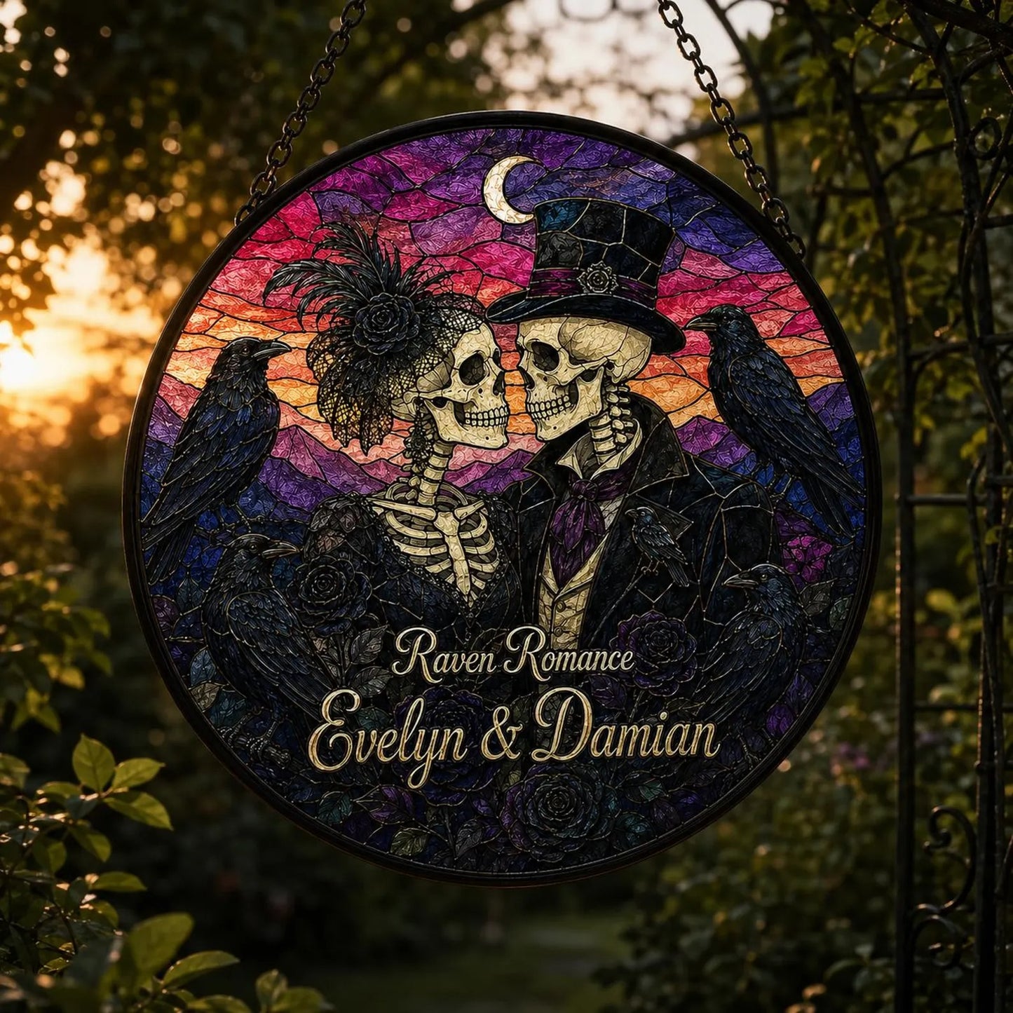 Personalized Gothic Wedding Gift